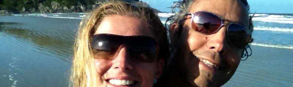 Dia de muito sol e felicidade na Ilha do Mel, litoral do Paraná